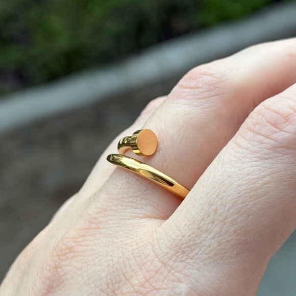 Nail Ring Trendy Design Juste Un Clou Style - Picture 2 of 4